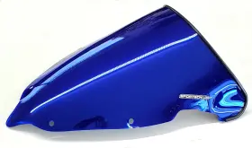 45491022 Sportech Sd Windscreen Blue Reflective Opaque For 03-09 Yamaha R6s