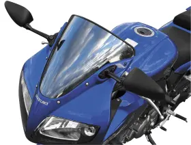 45501163 Sportech Classic Chrome Windscreen - Black