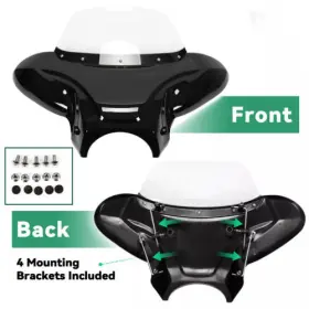 Mpdy1475 Sportfairings Universal Front Fairing Batwing Windshield For Harley Yamaha Suzuki Honda
