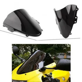 Sportfairings Ws-038-s1037 #auto Windscreen For Suzuki Sv650 2003-2008 Sv1000 2003 04 05 06 2007 Windshield Black