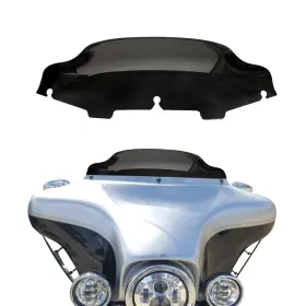 Ws-150-hd9613 Sportfairings #mon 6 Inch Windscreen Black Windshield For Harley Touring Street Electra Glide 1996-2013