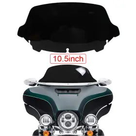 Ws-160-hd1419 Sportfairings #mall-us 10.5 Inch Black Windshields For Harley Electra Street Glide 2014 - 2019 Windscreen