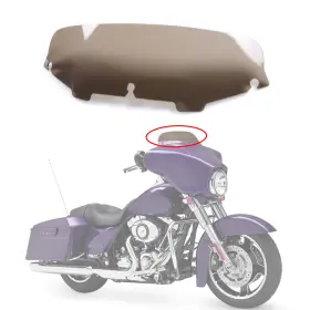 Ws-163-hd9613 Sportfairings #auto 4.5 Inch Wave Windscreen Windshield For Harley Electra Street Glide 1996-2013 Smoke