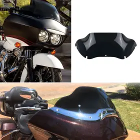 Ws-168-hd9813 Sportfairings 9.5 Inch Black Windshield Windscreen For Harley Davidson Road Glide 1998-2012 2013