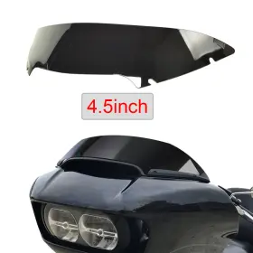 Ws-179-hd1519 Sportfairings #auto 4.5 Inch Round Windshield For Harley Road Glide 2015-21 2022 Fltr Front Windscreen