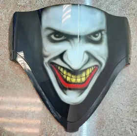 Ws024 Suzuki 2008-2016 Hayabusa Gsx1300r Windscreen Windshield Joker Graphic