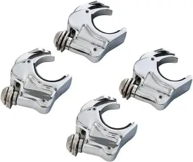 Us-xf290642-01-eb Tcmt Front Fork Windshield Clamps For Harley Sportster 883 1200 Dyna Fxdwg 39mm 4pcs