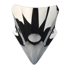 Tktkparts 612345268658 Silver Dual Bubble Windscreen Windshield Fit Kawasaki Ninja 650 Ex650 Er6f 17 19