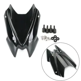 Win-k251-blk Topteng Windshield Windscreen Wind Shield Protector For Kawasaki Z900 2020 Black O3 T9