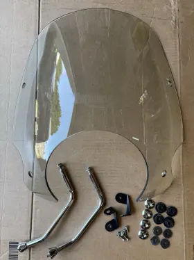 A9741017 Triumph Oem Bonneville / T100 Summer Wind Screen Windscreen And Hardware