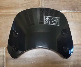 A9708381-pg Triumph Original Oe Summer Screen Windscreen In Jet Black
