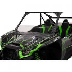 186-860-0021 Tusk Removable Half Windshield Clear - Scratch Resistant