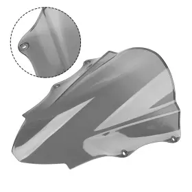 Twoagain 550731345845 Windscreen Windshield For Aprilia Rsv4 2015-2018 Grey Us