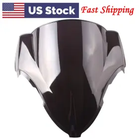65yf0017 Twoagain Plastic Windshield Windscreen For Suzuki Hayabusa Gsxr1300 1999-2007 Dark Smoked
