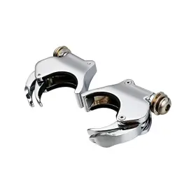 Wc-42 Unbranded For 49mm Windshield Clamps Chrome Quick Release Harley Dyna/sportster