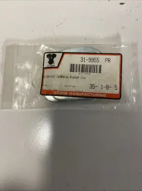 31-9955 V-twin Windshield Extension Brackets Zinc For Harley Davidson By