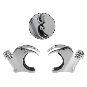 Win-097-chr Vipih Windshield Fork Clamp Bracket Holder For Dyna Street Bob Wide Glide 2006 Ue