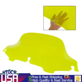 Win-135-grn Vipjq Windshield Windscreen Fit For Touring Road King Glide Street 94-2013
