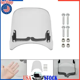 Win-h178-cle Vipjq Abs Motorcycle Windshield Windscreen Fit For Honda Cb400x/cb500x 2019-2024