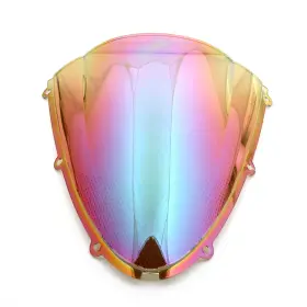 Win-k213-wi Vipjq Windshield Windscreen Double Bubble For Kawasaki Zx6r 05-08 Zx10r 2006-2007 Wi