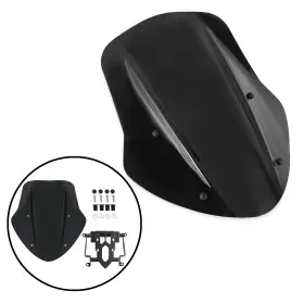 Win-y464-iri Vipjq Windshield Windscreen With Mounting Bracket Fits Ducati Diavel 2019 2020 2021