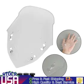 Win-y475-cle Vipjq Abs Motorcycle Windshield Windscreen Fit For Yamaha X-max 300 2017-2022 Cle