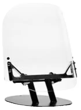 10-0831c Wind Vest Windvest Windshield Softail Springer/clear 10 Inch Chr.hardware #
