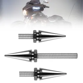 Mc-qta534-bk Windscreen Bolts Windshield Spike Fit For Harley Street Glide Flhxs Cvo Flhxse 2014