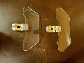 8110024-025 Wunderlich Motorcycle Adjustable On Windshield Extension Wind Deflector Clear