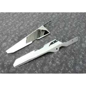 77368 Wyatt Gatling Chrome Windshield Deflector Set -