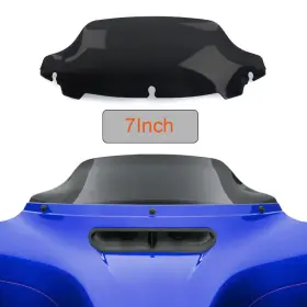 Ws-151-hd1419 Wynmoto For Harley Electra Glide Street 2014 - 2019 7ftft Wave Windscreen Windshield