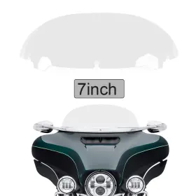 Ws-177-hd1421 Wynmoto 7 Inch Clear Windscreen Front Windshield For Harley Touring Street Glide 2014 - 2021