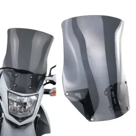 Gzfbwbk09dgy Xitomer Fit For Honda Xr125l 2014-2017 Adjustable Grey Windscreen &windshield Risers