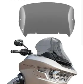 Xitqiooo 722967393000 12 Inch Windscreen Windshield Compatible With Harley Road Glide. Brand New