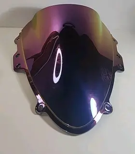 Xly 267589606137 Deep Iridium Windshield Windscreen For Zx6r 2005 - 2006 Zx10r 2008 Kawasaki