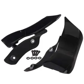 Xm09-061-01 Xmmt Abs Black Side Wing Adjustable Windshield Air Deflector For Harley Road Glide