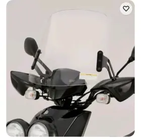 1cd-f83j0-v0-00 Yamaha 2012 - 2019 Zuma 50f 50fx Oem Tall Windshield With Hardware