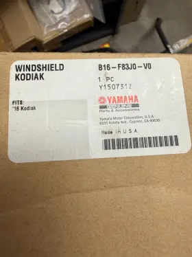 B16-f83j0-v0-00 Yamaha B16-f83j0-v0 Kodiak Windshield Pn