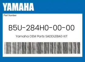B5u-284h0-00-00 Yamaha Genuine Saddlebag Kit -