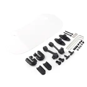 Yeahmotousa 612040710803 Clip-on Windshield Extension Spoiler Windscreen Deflector Adjust Universal Clear