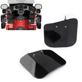 Yeahmotousa 740000888221 Air Wing Windshield Deflector Mirror Mount For Honda Gl1800 F6b Motorcycle Black