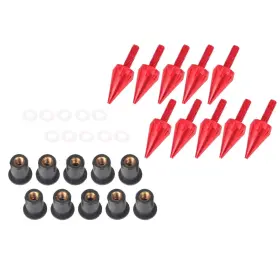 Yfoutlet 550749415363 10x Red Windscreen Windshield Wind Screen Spike Bolt For Hyosung Honda Buell