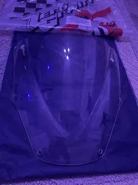 16-223-01 Zero Gravity 00-03 Kawasaki Zx9-r Double Bubble Transparent Windscreen-openbox