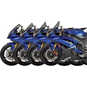 Ft08-ft10 Zero Gravity 24-580-02 Windshields Corsa Windscreen - Smoke Yzf R6