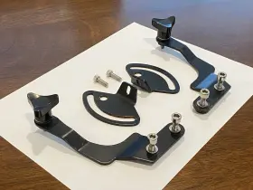 Z5220 Ztechnik Used Windshield Stabilizer Kit - Bmw 2013-18 R1200gs/a 2019-22 R1250gs/a