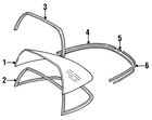 Genuine Porsche Reveal Molding Joint 911-541-921-01-70K New. Price: $9.58.