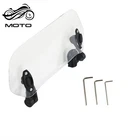 Motorcycle Windshield Extension Universal Adjustable Clip-on Windscreen Extender New. Price: $19.77.