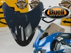Oem 02-10 Buell XB9R Windshield Black Deflector XB12R Firebolt Used. Price: $99.95.