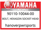 Yamaha Oem Part 90110-10044-00 Bolt, Hexagon Socket Head New. Price: $6.49.