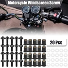 20PCS M5 5MM Motorcycle Windscreen Screw Fairing Bolt Black New. Price: $12.81.